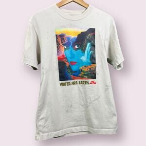 Men's -The Nike Tee - Water. Fire. Earth. Graphic Loose Fit XS